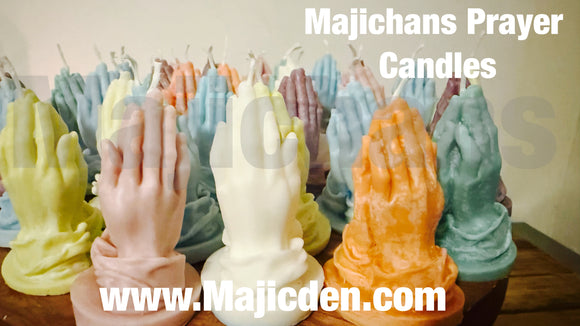 1-Majichan prayer Candle variety of many Hands-Wealth/Success/Clarity /Protection//Luck/Fortune/Steady work$/Cleansing/Uncrossing ..