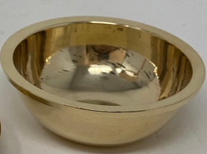 Mini Altar bowl/ Scrying/ water/ vision spell Gold plated / blessed / prayed  over