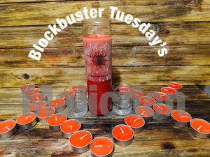 Blockbuster Tuesdays (Tea-lights ) starting march 1-( Every Tuesday )remove blockages at work/ home and relationship / mental blocks and writers blocks/ remove people places & things crating heavy obstacle/ dynamite all blocks keeping you stuck