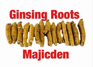Ginseng roots 2-3”- Health/ relationships/ male strength and stamina / also can be used to boost luck quickly/ money matter and create more energy spiritually