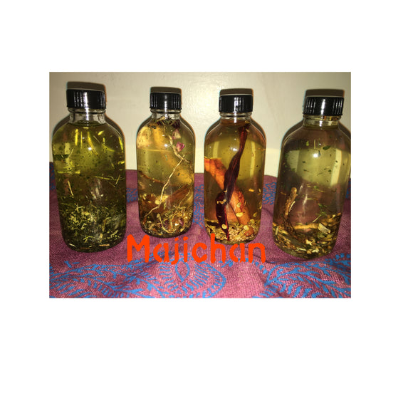 4oz Oil- I will make any size  1/2 oil larger- cleanse protect love money etc - Majicden