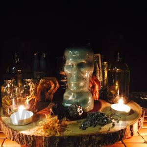 Lucky you -green skull service- good fortune luck prosperity, Better  work , steady work , increase clientele and luck all along you - Majicden