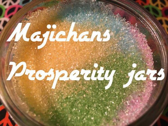 ✨✨2020 Prosperity Sweet Jar - Sugar Filled  Blessed /Dressed/prayed over with herbs / oils/ curios and petition-Included 3 sweet candles-Love/prosperity:sweet blessings/ new car/ a new home/ more money/ luck/ good fortune: fast luck - Majicden