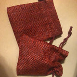 Red suede mojo bag or Red plain - use in Majical rituals