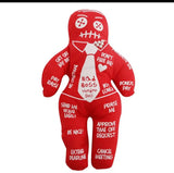 Voodoo doll Package with pins/ voodoo powder and voodoo oil - control/ compel/ dominate/ revenge/ destruction/ turn things back defensive majic.