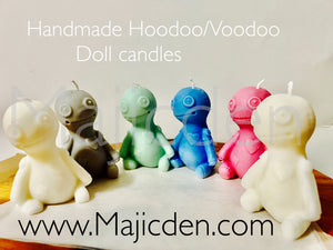 Voodoo doll candle- dressed blessed and prayed over