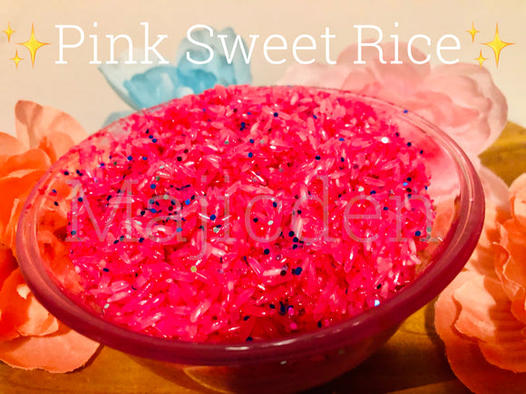 Sweet Majic Rice-(pink/Red Green/New sweet yellow)-2oz love/money/Sweetness  use on altar as offering / under rugs in spells and ritual for love or money/New-Sweet rice-Starting 1/23/20-Larger size /2oz more now you get 4oz