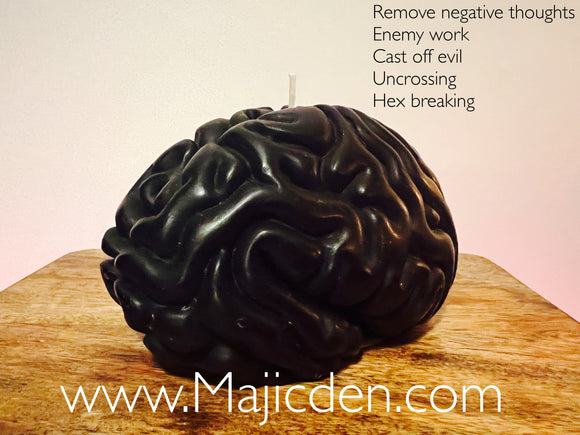 Brain candles- (Head work )get deep inside the mind of those you want more from:use to clean with white brain/use black brain to destroy:corrupt thoughts and alter actions of enemies