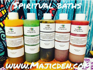 Spiritual baths 8oz - open roads /protection /attract / money/ work/ come to me /reversing/ uncrossing