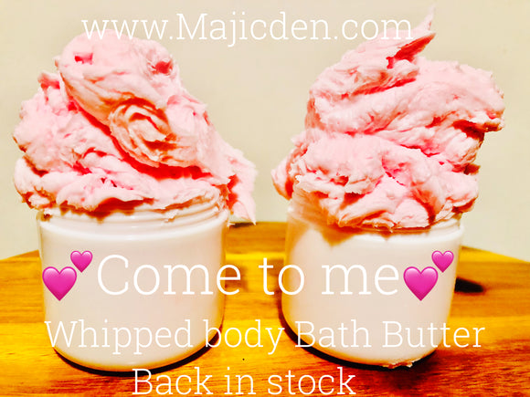 ❤️Come to me - Bath body butter ❤️lather your body with the sweetest body butter during bath time and wash in some sweetness and ❤️3oz larger size