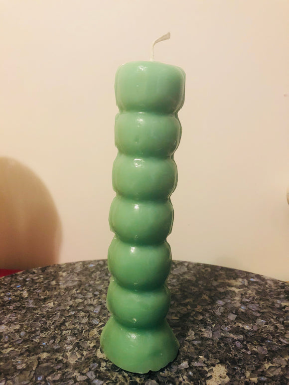 7 Knob candle wishing candle - any color - Love , Money, healing , work , steady clients, protection etc - Majicden