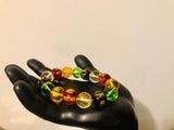 Feng Shui wealth bracelets/ crystal bracelets /St Michael protection/business protection /Evil eye / gold plated evil eye  / hamsa/Evil eye charm /blessed and dressed *Assorted