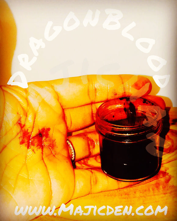 Dragon blood resin -  - use to make blood , love bottles protection bottles add to powders and incense etc