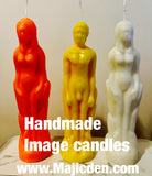 Spiritual Figure candles -male or female Image -dressed and loaded -Spellwork Candles/Rituals/ love/money/ good fortune / happiness / healing/ reconciliation/ compel/ bewitch/Reversing -any situation