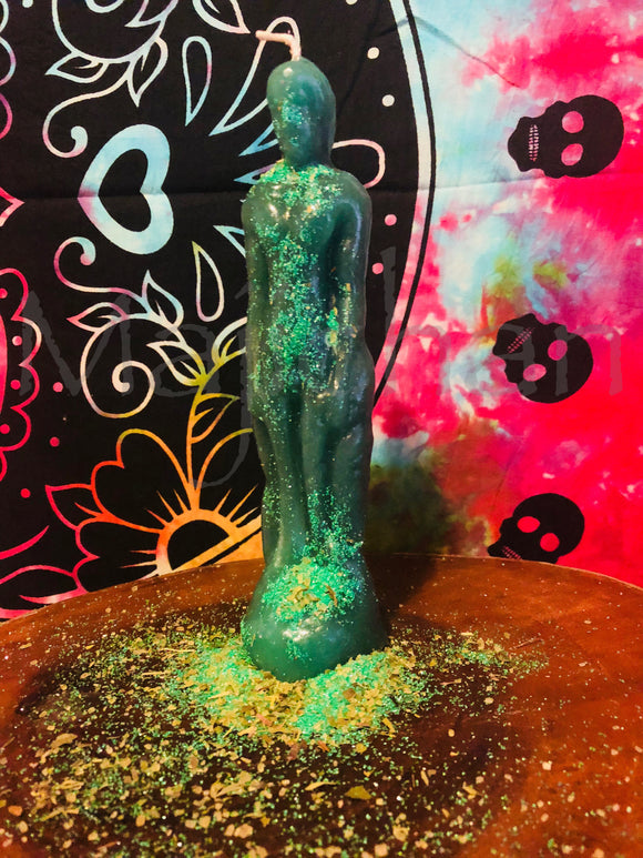 Sugar daddy candle and 3 candle sticks - Majicden