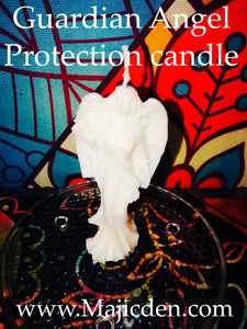 2-Guardian angel protection candle - dressed oiled blessed and prayed over