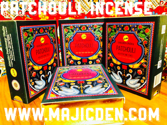 Patchouli incense come 10 1”cone- strong aroma Love prosperity energy work focus rebalance your self